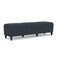 Lesro Siena Lounge Reception 3 Seat Bench, Black, RS Night Sky Upholstery SN3001 - alternate 2